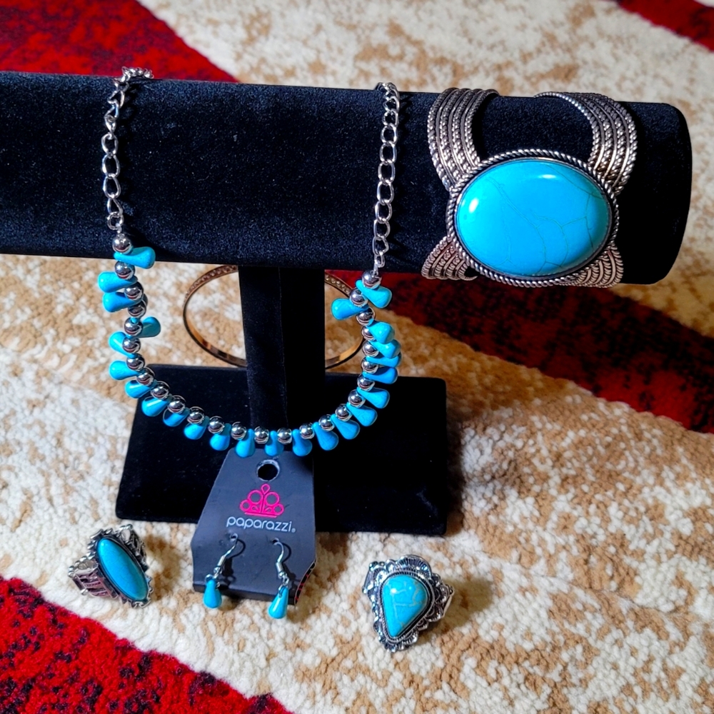 5 piece Torquise accessorie set